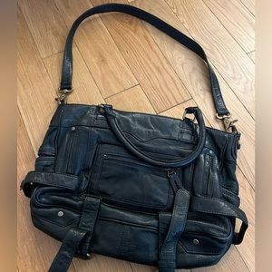 Dark green leather Rebecca Minkoff bag